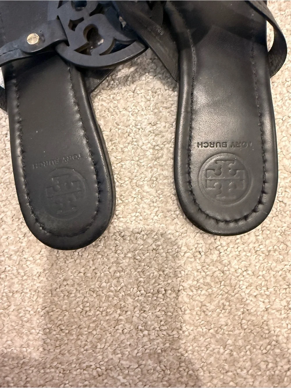 Tory Burch Miller Sandal black size 9